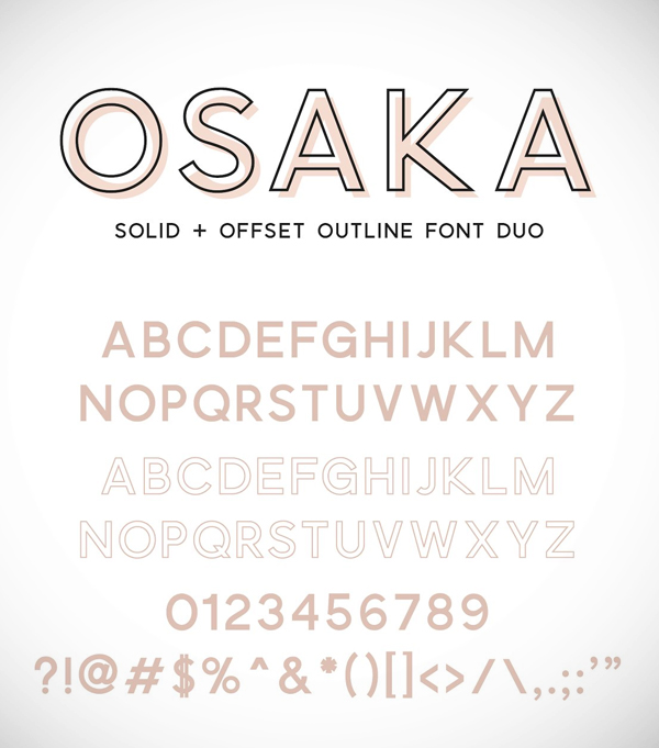 Osaka | Designer Font Osaka | Designer Font