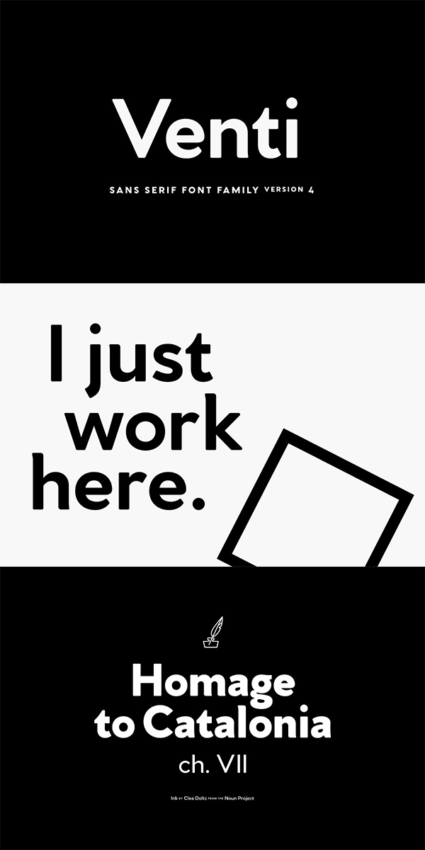 Venti CF Sans Serif Font Venti CF Sans Serif Font