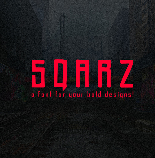 Sqarz Free Font Sqarz Free Font