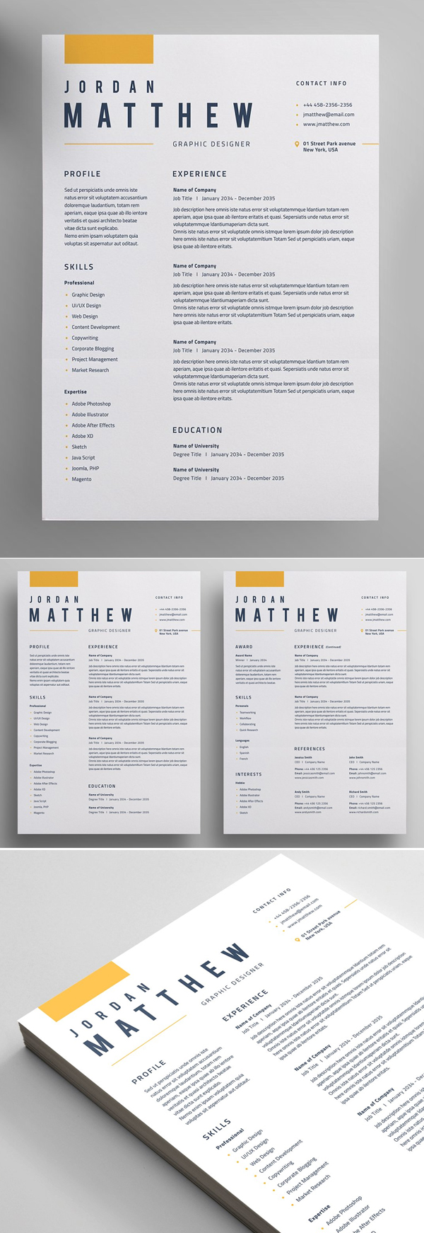 Professional Resume and Letterhead Professional Resume and Letterhead