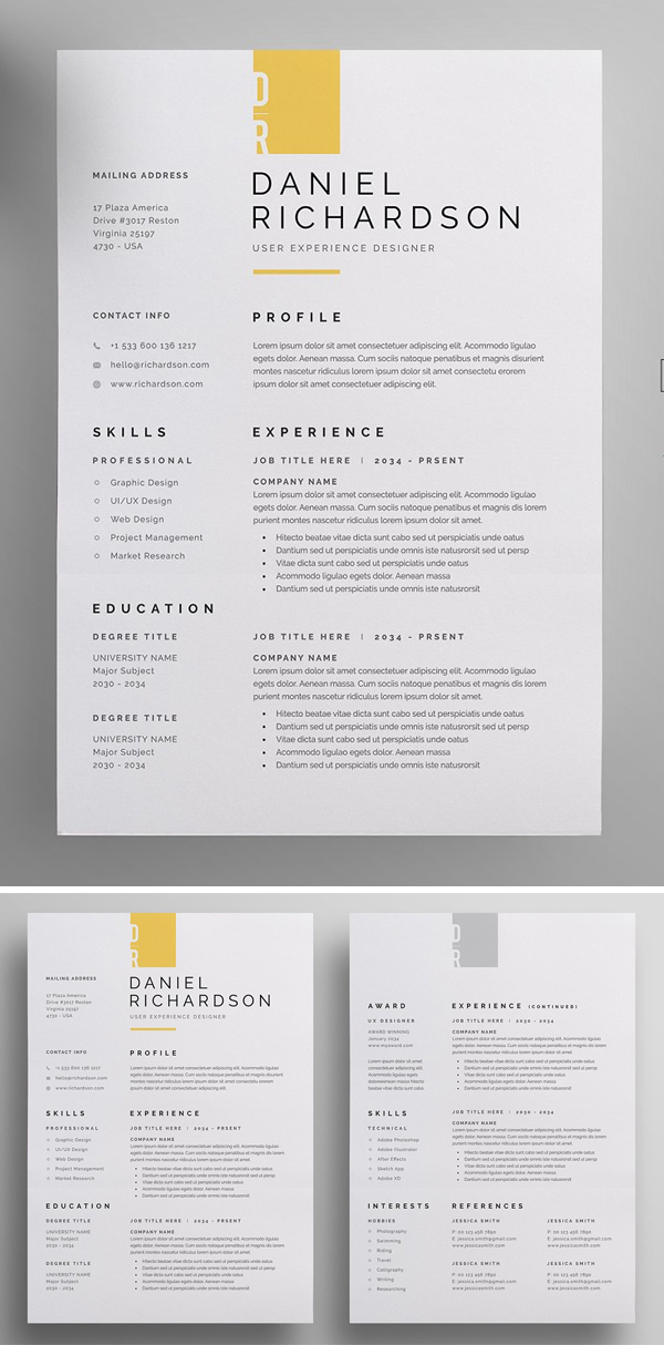 Awesome Resume / CV Awesome Resume / CV