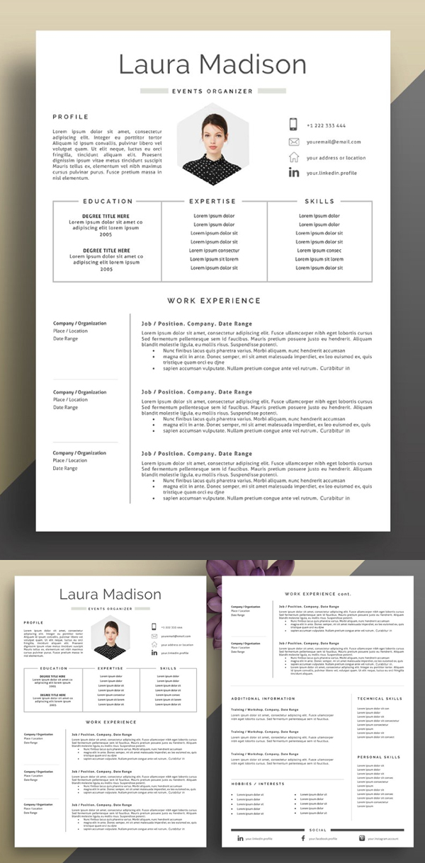 Perfect Resume Template + Cover Letter Perfect Resume Template + Cover Letter
