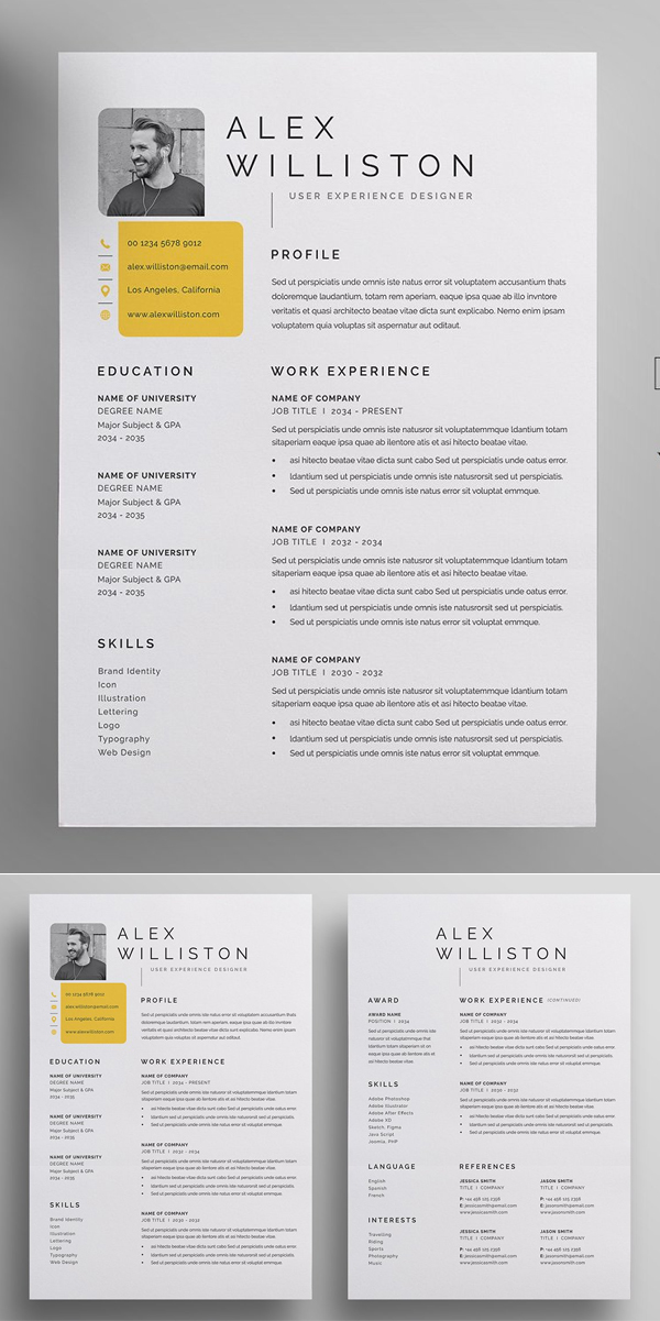 Clean Resume / CV Template Clean Resume / CV Template