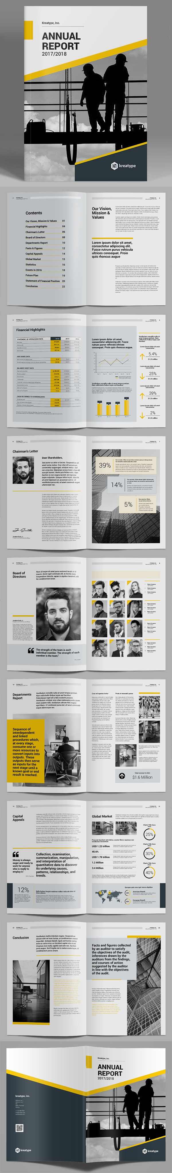 Kreatype Annual Report Template Kreatype Annual Report Template