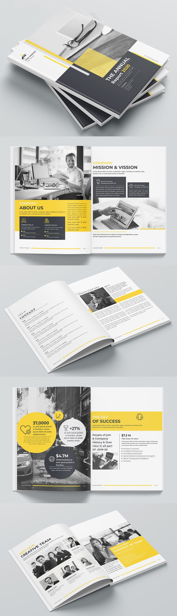 Creative Annual Report Brochure Creative Annual Report Brochure