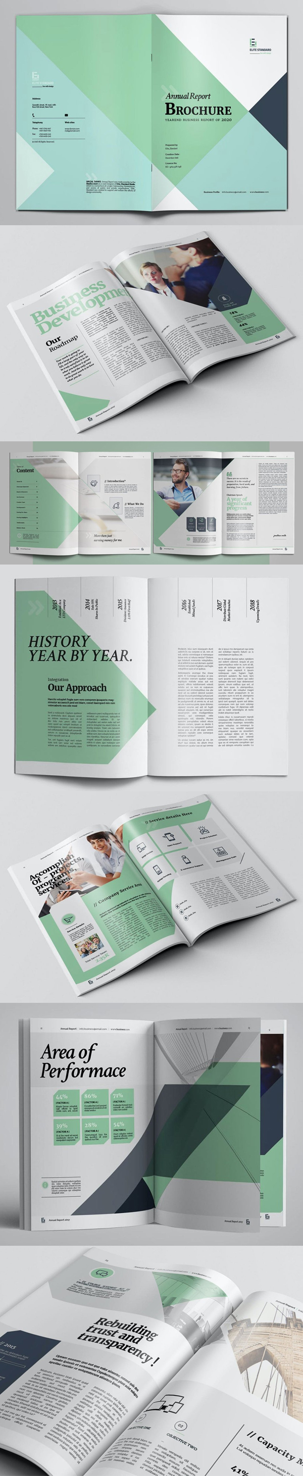 Elegant Annual Repot Template Elegant Annual Repot Template