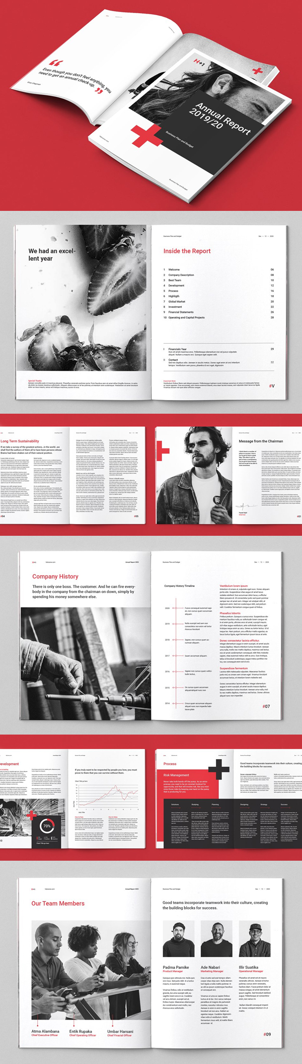 Clean Annual Report Template Clean Annual Report Template