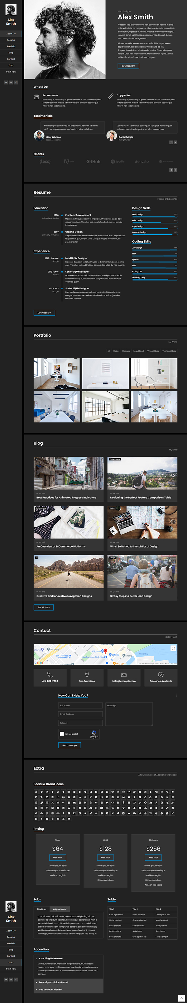 Kerge - CV Resume Theme Kerge - CV Resume Theme