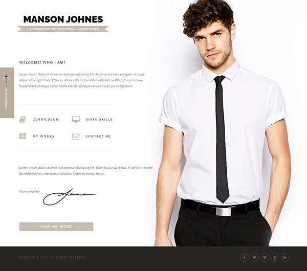 Hireme - Responsive Resume WordPress Theme Hireme - Responsive Resume WordPress Theme