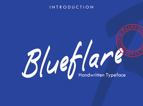 Blueflare Handwritten Free Font Free Font Blueflare Handwritten Free Font Free Font