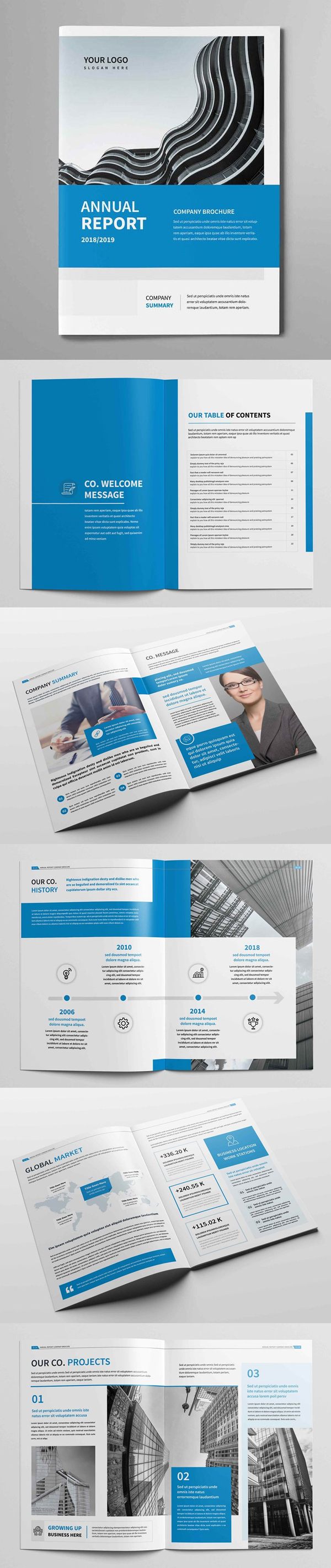 Annual Report Brochure Template Annual Report Brochure Template