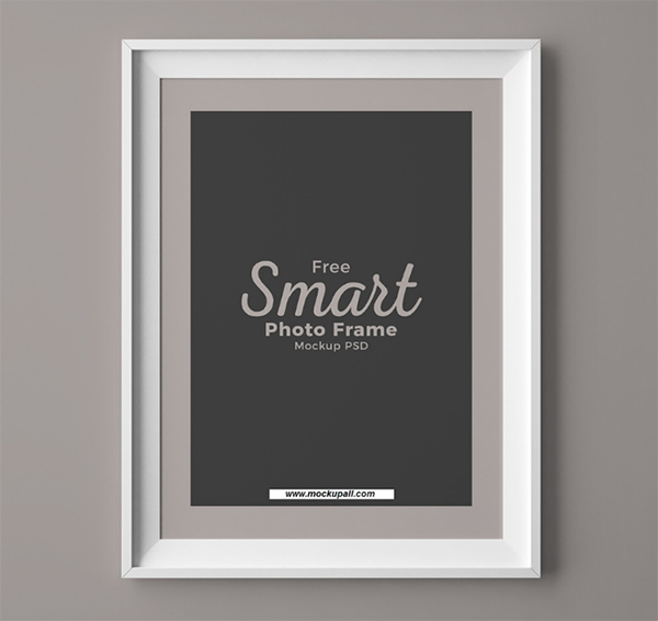 Free Smart Photo Frame Mockup PSD Free Smart Photo Frame Mockup PSD