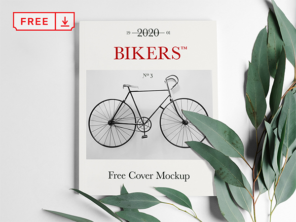 Free Magazine Cover Mockup Free Magazine Cover Mockup