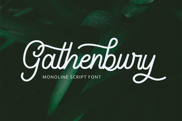 Gathenbury Script Free Font Free Font Gathenbury Script Free Font Free Font