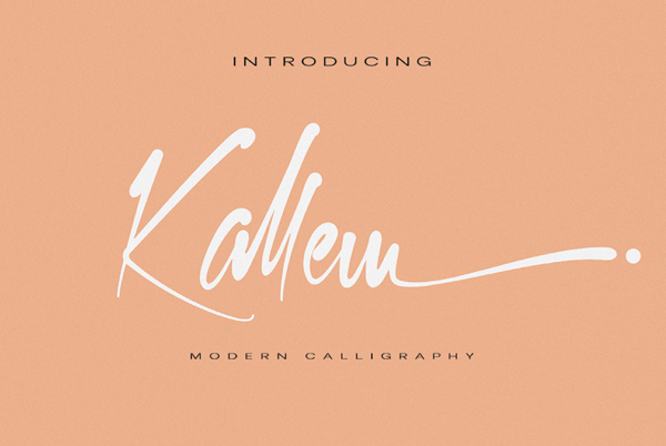 Kallem Script Free Font Free Font Kallem Script Free Font Free Font