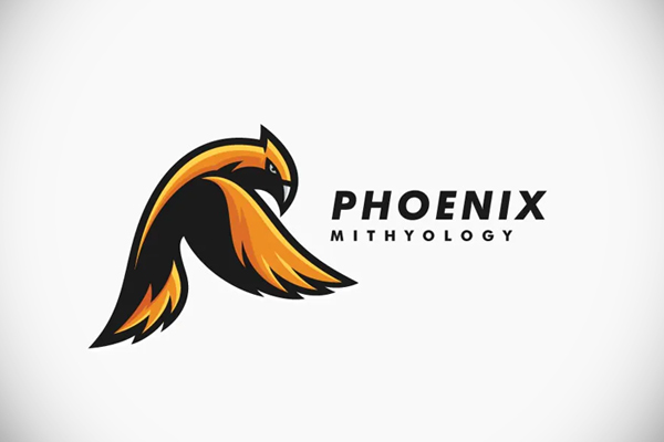 Bird Phoenix Eagle Mascot Logo