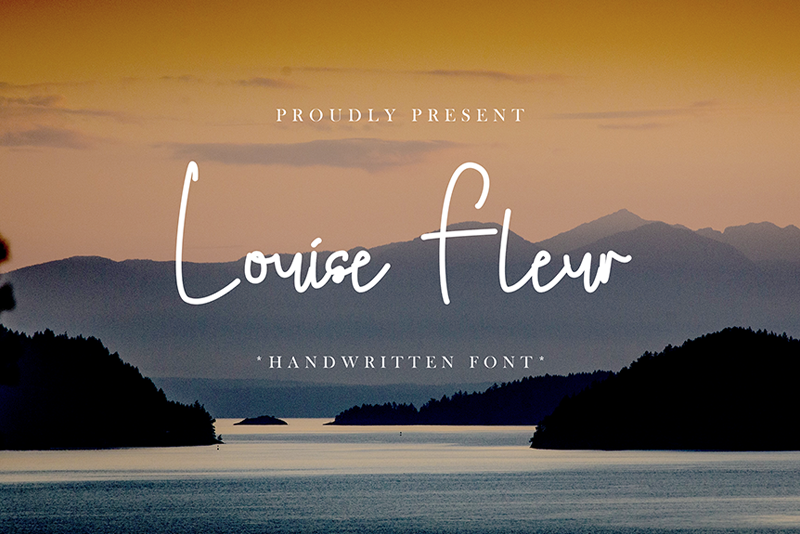 Louise Fleur Handwritten Free Font Free Font Louise Fleur Handwritten Free Font Free Font