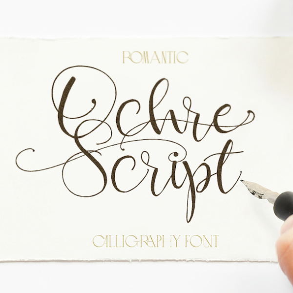 Ochre Script Free Font Free Font Ochre Script Free Font Free Font