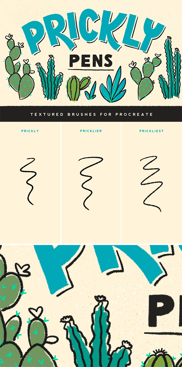 Prickly Pens for Procreate Prickly Pens for Procreate