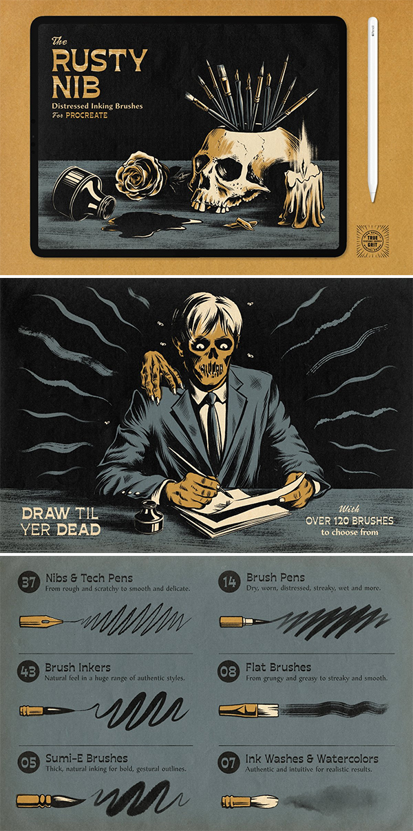 Rusty Nib Inkers for Procreate Rusty Nib Inkers for Procreate