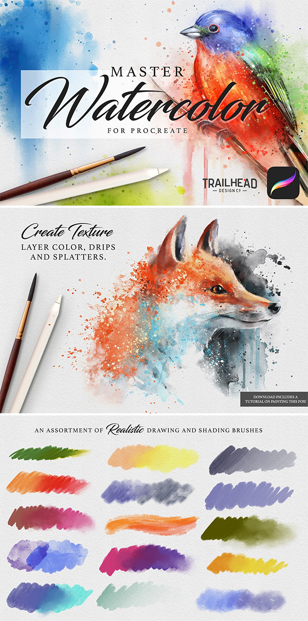 Master Watercolor Procreate Brushes Master Watercolor Procreate Brushes