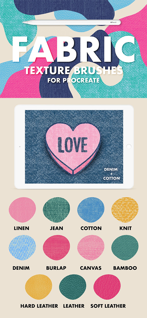 Fabric Brushes Set Fabric Brushes Set