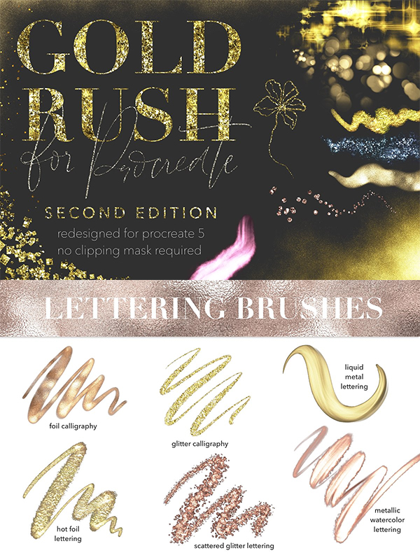 Gold Rush for Procreate Gold Rush for Procreate