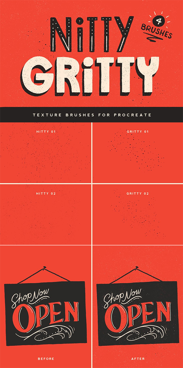 Nitty Gritty Procreate Brushes Nitty Gritty Procreate Brushes