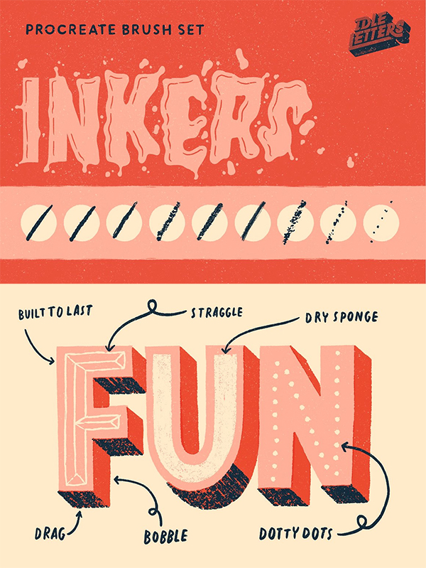 Inkers Procreate Brush Set Inkers Procreate Brush Set