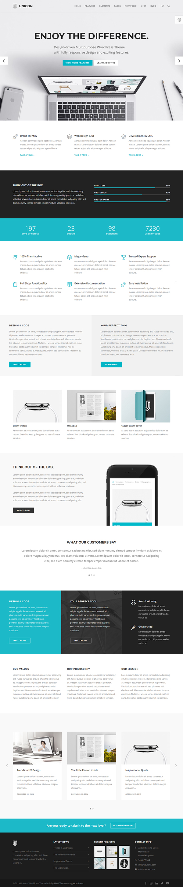 Unicon | Design-Driven Multipurpose Theme