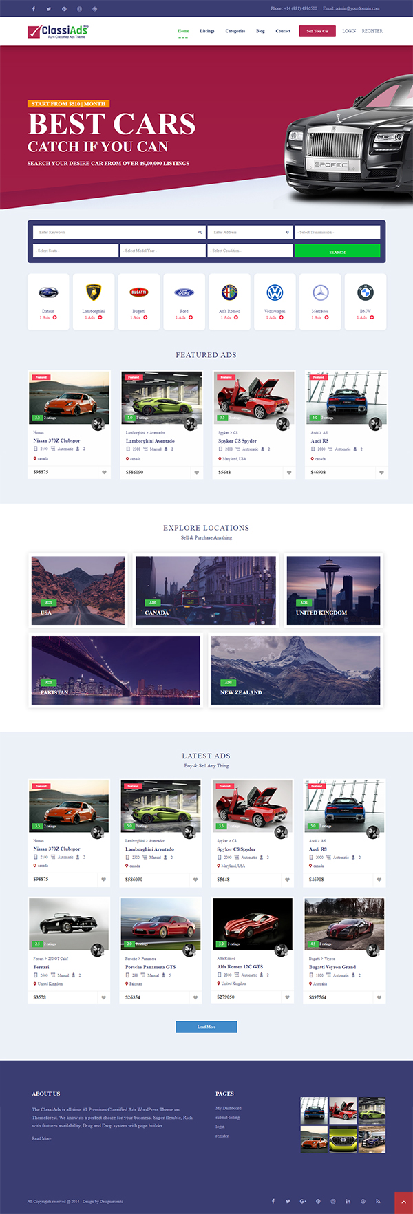 Classiads - Classified Ads WordPress Theme