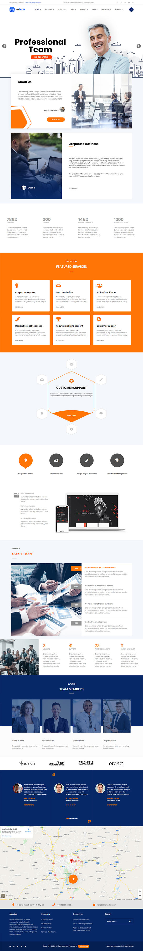Exleon - Business WordPress Theme