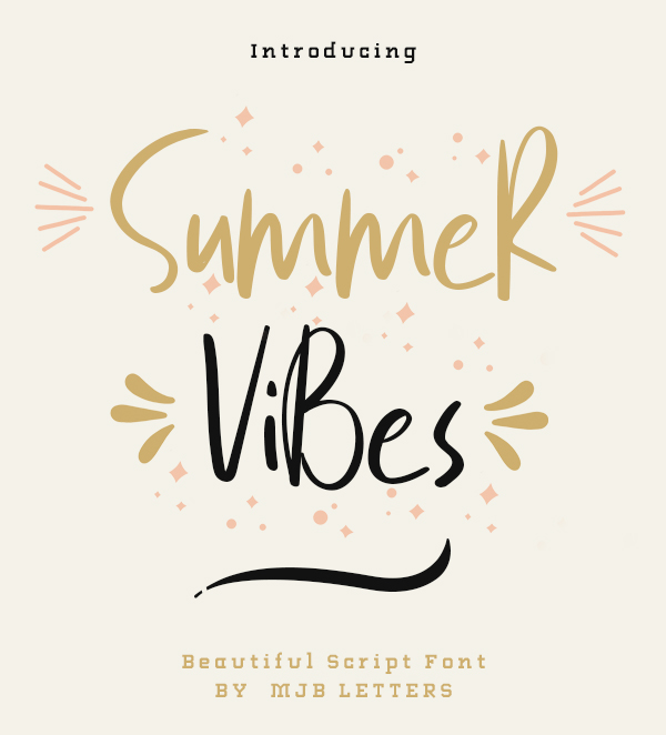 Summer Vibes Free Font Free Font Summer Vibes Free Font Free Font