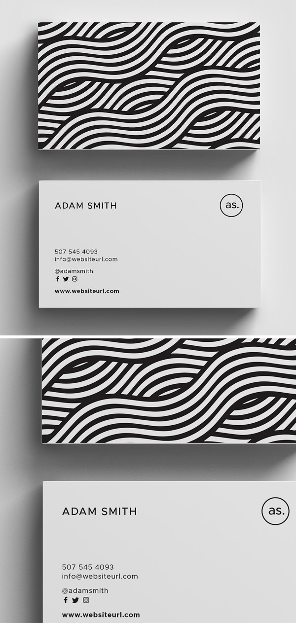 Minimal Business Card Design Minimal Business Card Design