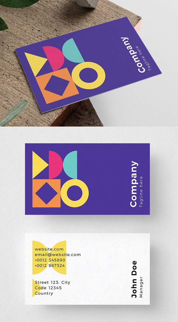Vivid Business Card Template Vivid Business Card Template