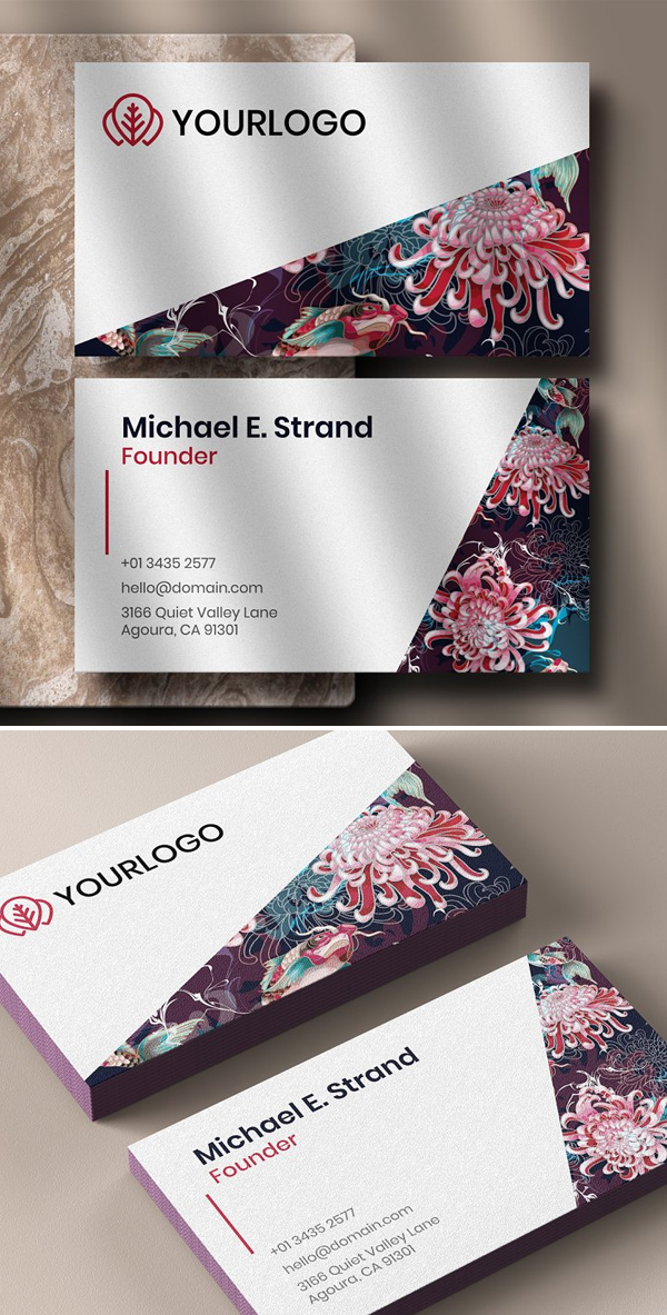 Fashion Business Card Template Fashion Business Card Template