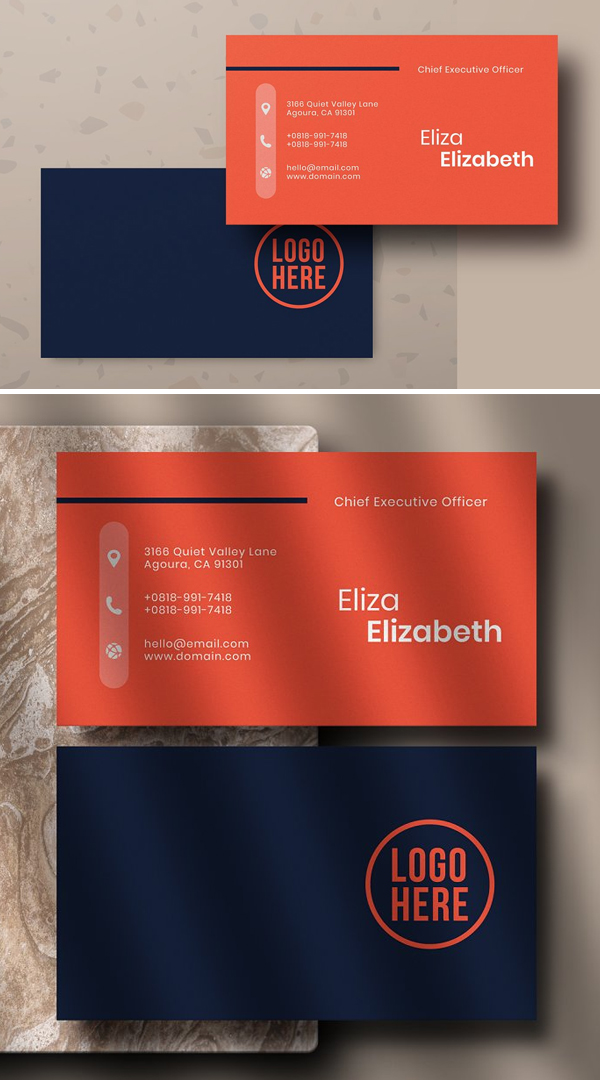 Corporate Business Card Template Corporate Business Card Template