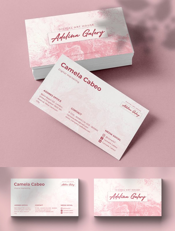 Adelina Business Card Template Adelina Business Card Template