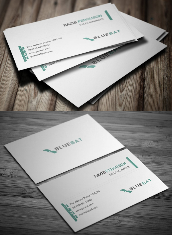 Clean Modern Business Card Design Clean Modern Business Card Design