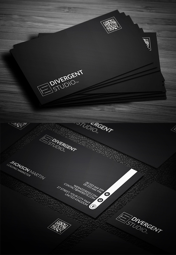 Sleek & Clean Business Card Sleek & Clean Business Card