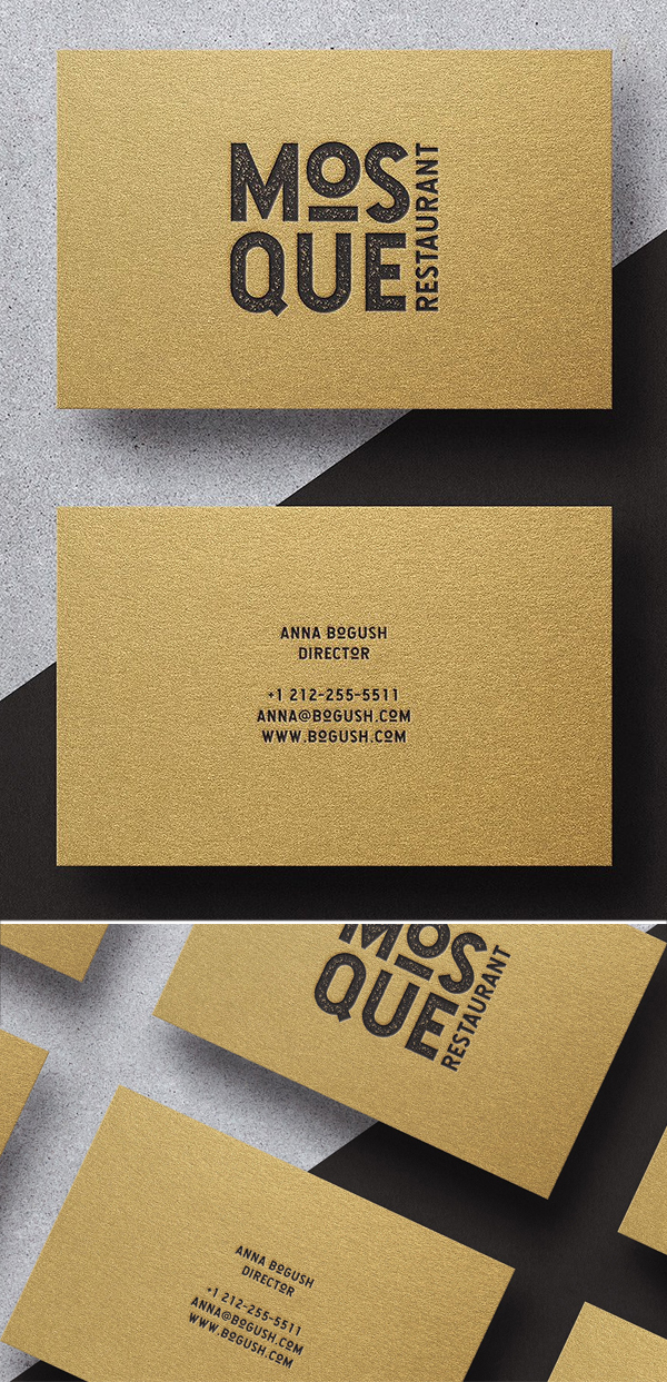 Modern Minimal Business Card Template Modern Minimal Business Card Template