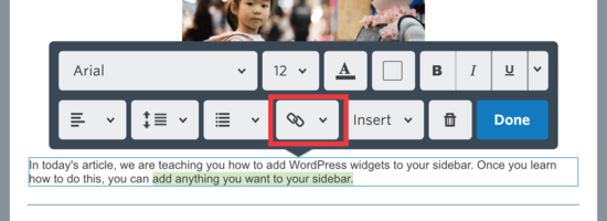 Insert Link Into Email Insert link into email