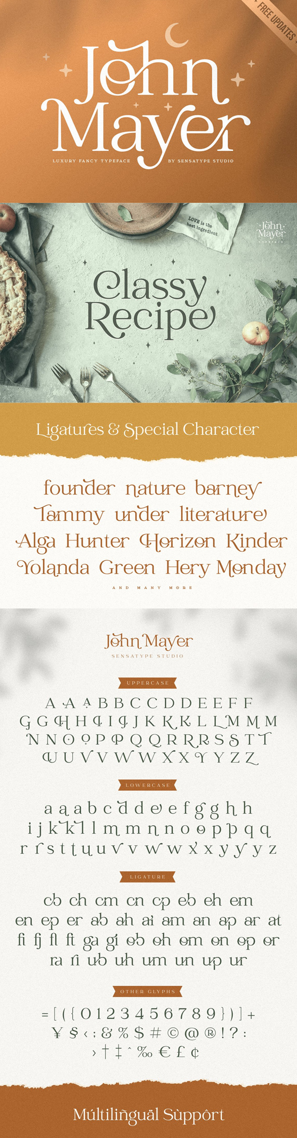 John Mayer Fancy Ligature Free Font John Mayer Fancy Ligature Free Font