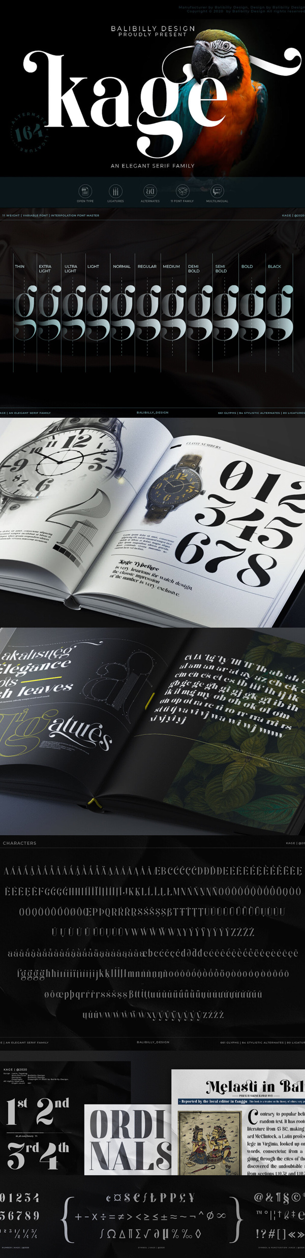 Kage Black Free Font Kage Black Free Font