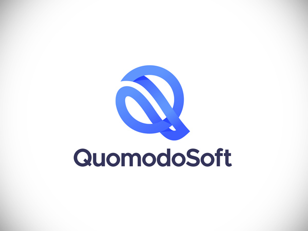 Quomodosoft logo design Quomodosoft logo design