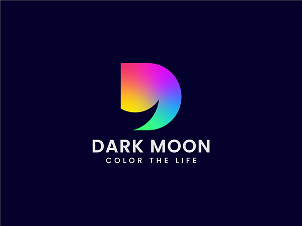 Dark Moon Logo Design Dark Moon Logo Design