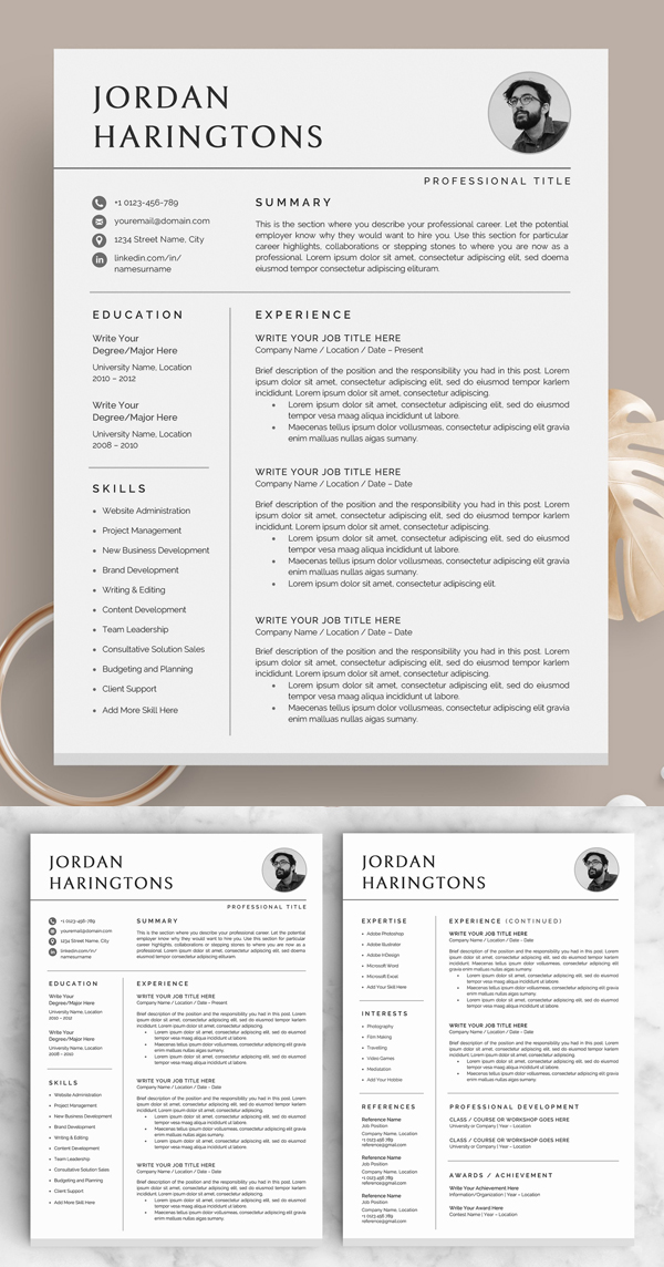 Best Minimal Resume Templates Of 2020 - 1 Best Minimal Resume Templates Of 2020 - 1