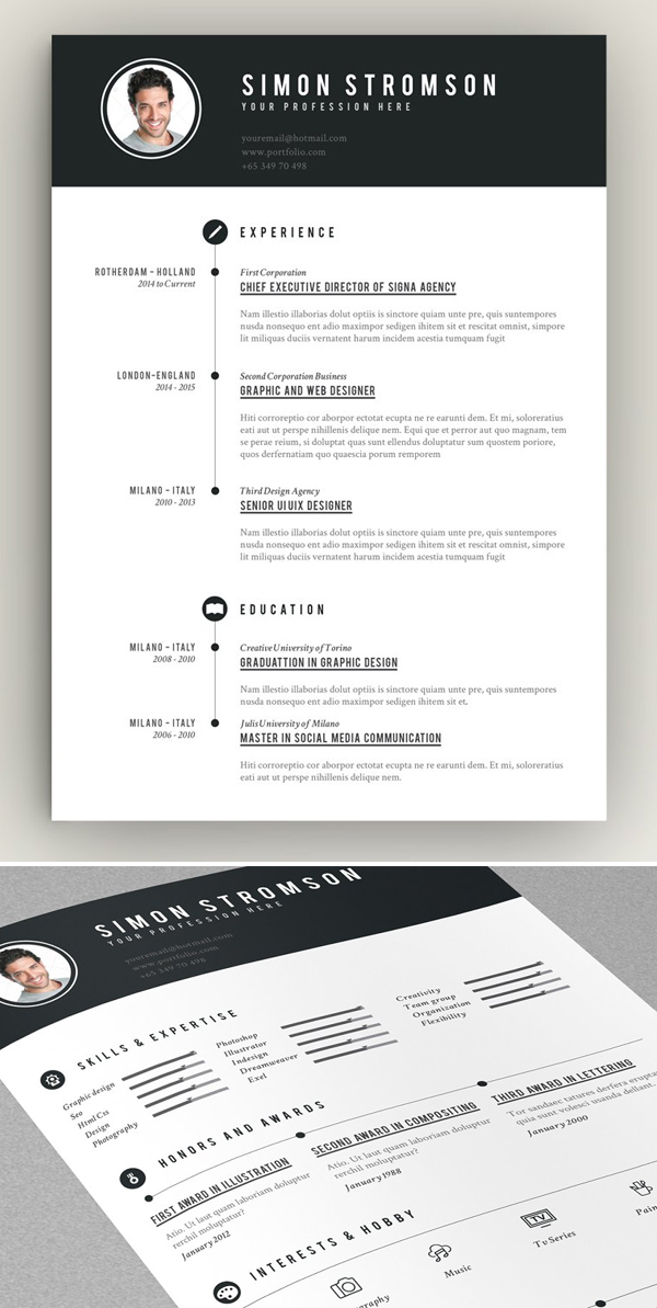Best Minimal Resume Templates Of 2020 - 12 Best Minimal Resume Templates Of 2020 - 12