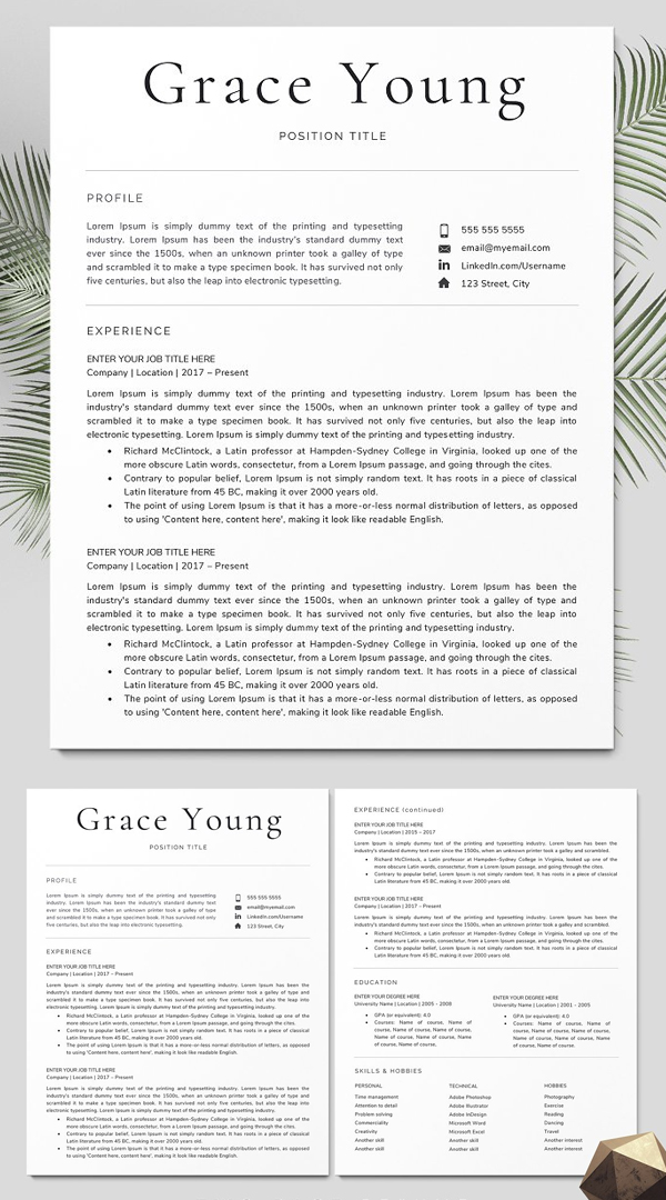 Best Minimal Resume Templates Of 2020 - 13 Best Minimal Resume Templates Of 2020 - 13