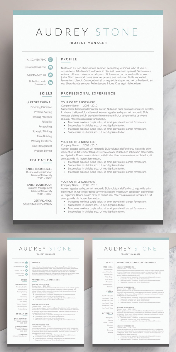 Best Minimal Resume Templates Of 2020 - 18 Best Minimal Resume Templates Of 2020 - 18
